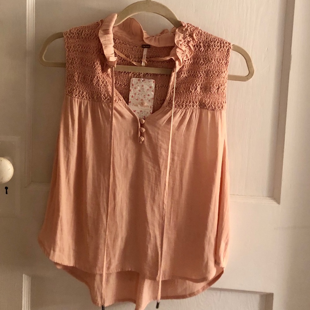 NWT Free People Blush Blouse